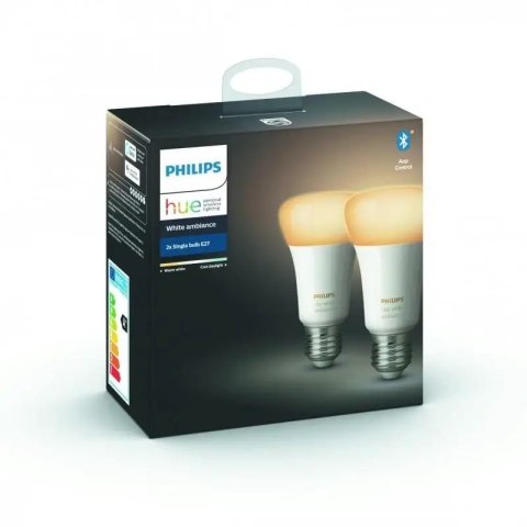 Żarówki Philips Hue White ambiance E27 806 lm 9 W 2 szt.