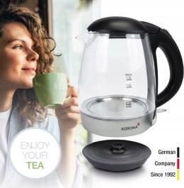 Czajnik elektryczny szklany Korona 20608 1,2 l 2200 W światło LED