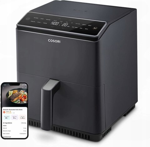 Frytownica na gorące powietrze Cosori Dual Blaze 6,4 l SMART czarna