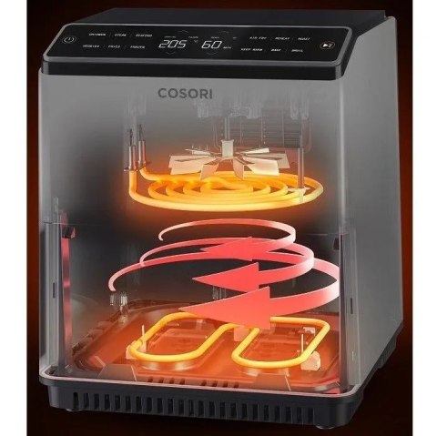 Frytownica na gorące powietrze Cosori Dual Blaze 6,4 l SMART czarna