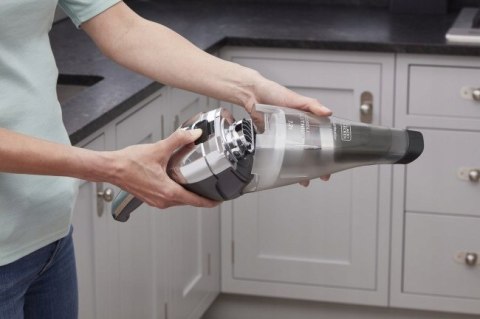 Odkurzacz ręczny Black&Decker NVC220WC-QW srebrny/szary