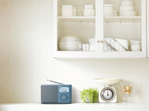 Radio sieciowo-bateryjne DAB+, FM Sony XDR-S61D Niebieskie