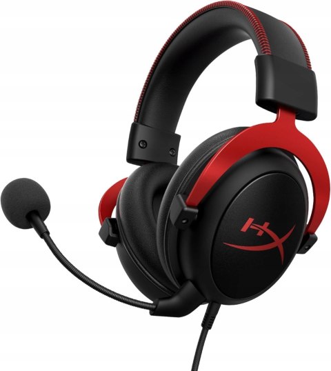 Słuchawki wokółuszne HyperX Cloud II Headset Red
