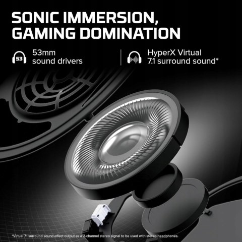 Słuchawki wokółuszne HyperX Cloud II Headset Red