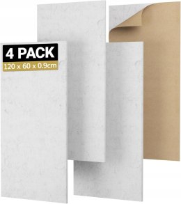 TONOR Pakiet 4 Paneli Akustycznych, 120 x 60 x 0,9 cm
