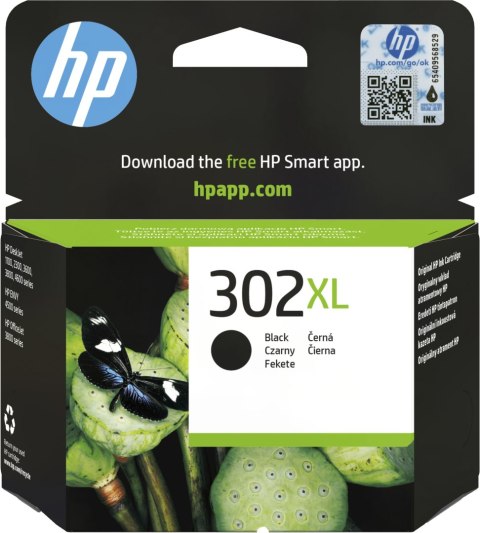 Tusz HP 302XL Instant Ink Czarny 8.5 ml F6U68AE