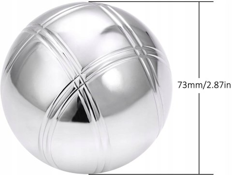 BOULE BALL PETANQUE 6 SILVER OKAZJA HIT!