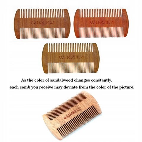 Grzebień do brody GAINWELL drzewo sandałowe OKAZJA