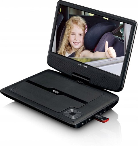 PRZENOŚNY ODTWARZACZ DVD LENCO DVP-947BK USB HIT!