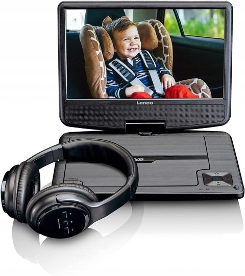 PRZENOŚNY ODTWARZACZ DVD LENCO DVP-947BK USB HIT!