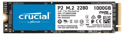 Dysk SSD Crucial P2 1000GB M.2 NVMe CT1000P2SSD8