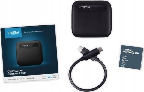Dysk zewnętrzny SSD Crucial X6 2TB CT2000X6SSD9