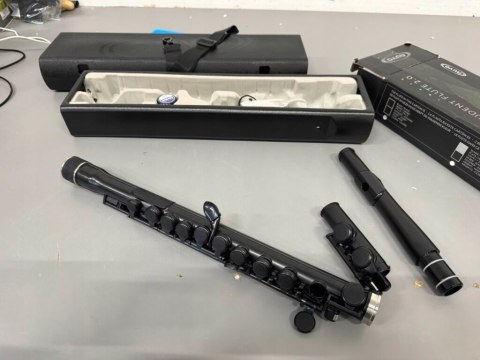 Flet studencki NUVO N230SFBK czarny