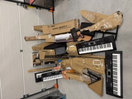 PAKIET Instrumenty Zwroty Konsumenckie keyboardy gitary skrzypce akcesoria