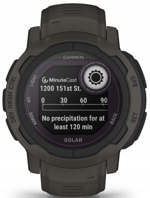 Zegarek sportowy Garmin Instinct 2 Solar szary 010-02627-00