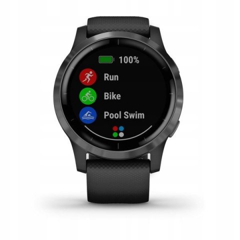 Zegarek sportowy Garmin Vivoactive 4 czarny