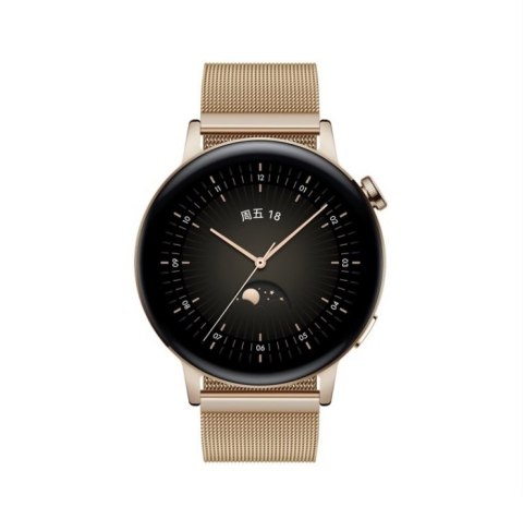 Złoty Smartwatch HUAWEI Watch GT 3 42mm Elegant