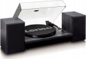Gramofon Lenco LS-300 Bluetooth Czarny Paskowy Automatyczny Przedwzmacniacz