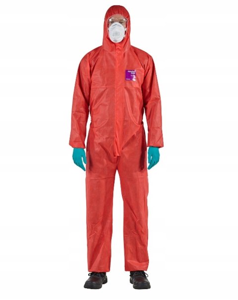 KOMBINEZON OCHRONNY Z KAPTUREM ANSELL ALPHATEC 1500 MICROGARD r. XL