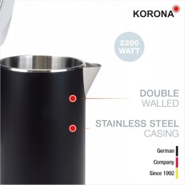 Korona 20119 czajnik elektryczny z podwójnymi ściankami