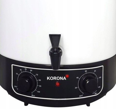 Korona Dozownik Gorących Napojów Biały 27 l