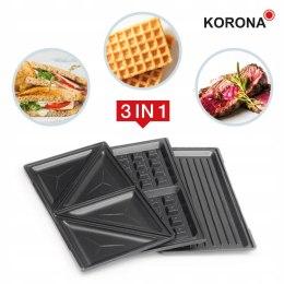 Opiekacz Korona 47018 czarny 800 W