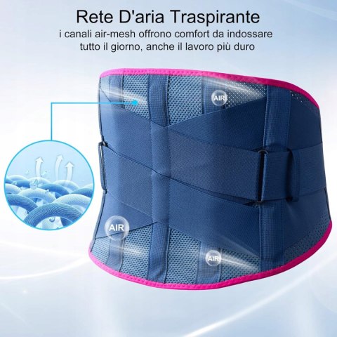 Orteza lędźwiowa FREETOO NVHY2018B rozmiar S 70-90CM