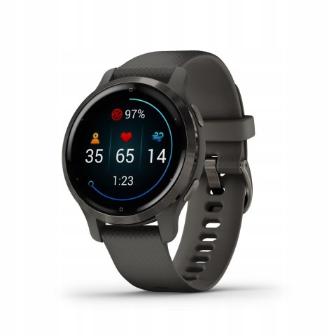 Smartwatch Garmin Venu 2S szary grafitowy zegarek sportowy