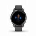 Smartwatch Garmin Venu 2S szary grafitowy zegarek sportowy