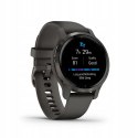Smartwatch Garmin Venu 2S szary grafitowy zegarek sportowy