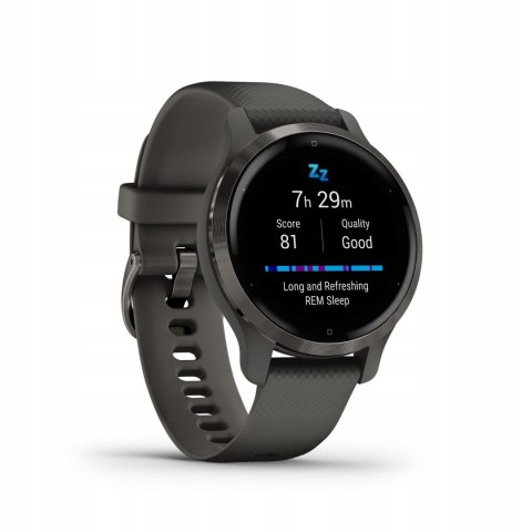 Smartwatch Garmin Venu 2S szary grafitowy zegarek sportowy