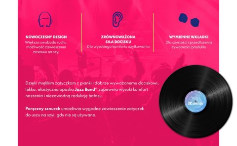 Stopery przeciwhałasowe Moldex JazzBand