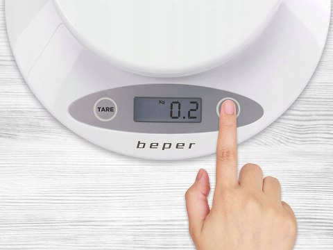 Waga kuchenna Beper BP.802 biały 5 kg