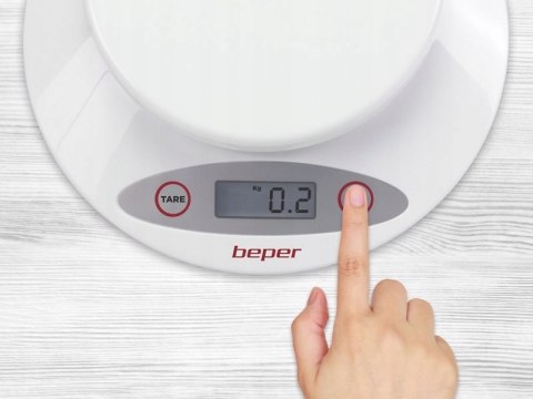 Waga kuchenna Beper BP.802 biały 5 kg