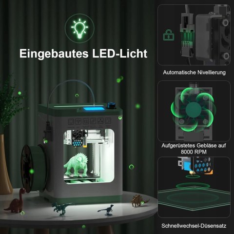 Drukarka 3D Tina2S z funkcją drukowania w chmurze przez Wi-Fi