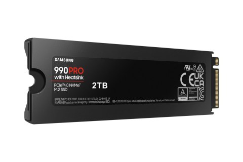 Dysk SSD Samsung 990 Pro M.2 1TB + Heatsink M.2 PCIe MZ-V9P1T0CW