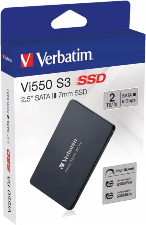 Dysk SSD Verbatim Vi550 S3 4TB 2,5" SATA III 49355
