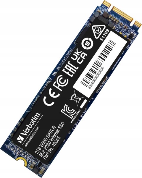 Dysk SSD Verbatim Vi560 2TB M.2 2280 SATA III (560/520 MB/s) 49365