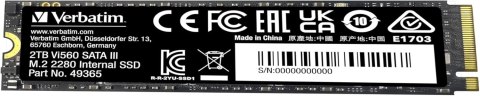 Dysk SSD Verbatim Vi560 2TB M.2 2280 SATA III (560/520 MB/s) 49365