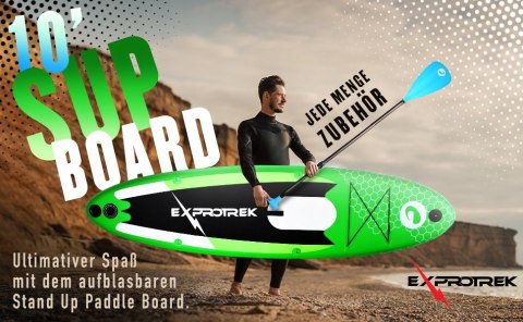 Nadmuchiwana deska do pływania SUP Exprotrek 305