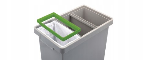 Potrójny Kosz Pojemnik do segregacji śmieci 40l