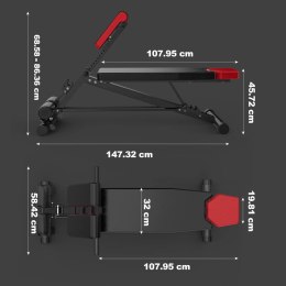 Wielofunkcyjna ławka treningowa skośna FF Finer Form