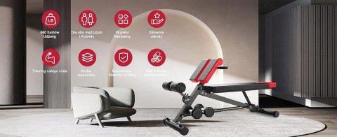 Wielofunkcyjna ławka treningowa skośna FF Finer Form