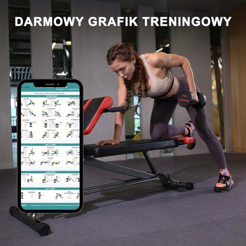 Wielofunkcyjna ławka treningowa skośna FF Finer Form