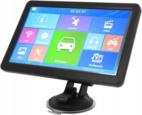 Aonerex Nawigacja GPS do samochodów osobowych i ciężarowych, 9 cali MAPY EU