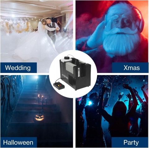 HQ-Power hqzh10001 Potężna maszyna do wytwarzania dymu