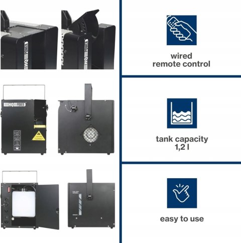 HQ-Power hqzh10001 Potężna maszyna do wytwarzania dymu