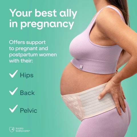 Koala Babycare - Pas podtrzymujący ciążę na pośladki i plecy