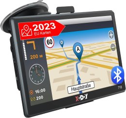 Nawigacja GPS XGODY J727 7 cali dożywotnia aktualizacja map Europy
