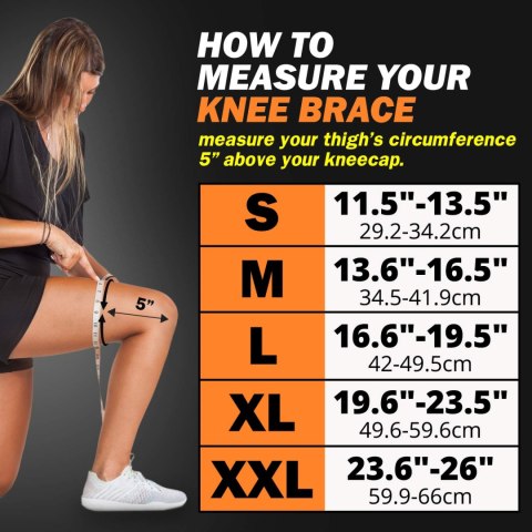 Orteza kolana POWERLIX KO30F5G - rozmiar L